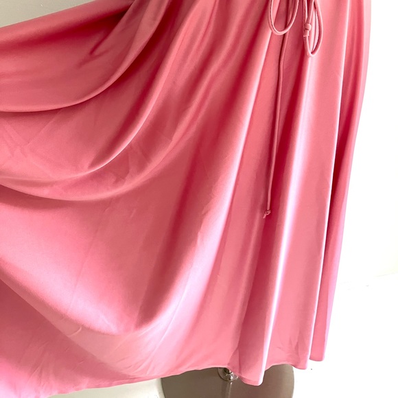 Vintage 70’s dusty rose lace disco dress - Picture 4 of 11